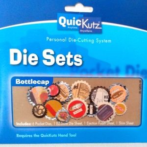 RETIRED- Quickutz BOTTLE Die CAPS  CUTS Scrapbooking